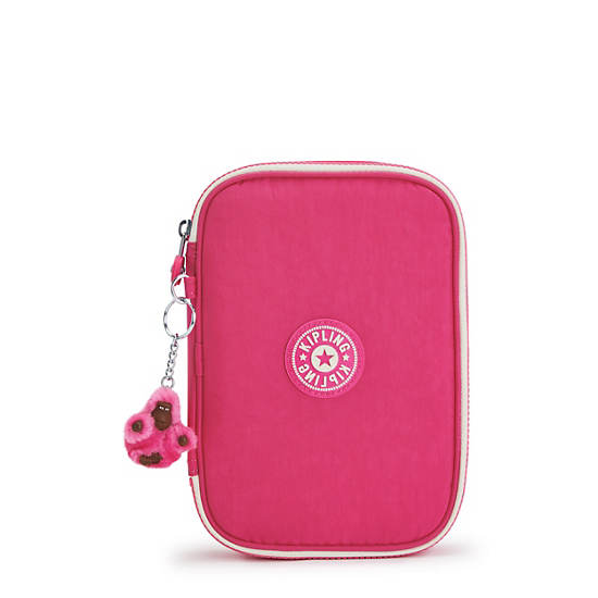 Kipling 100 Pens Classic Case Bags Fresh Pink | AU 2029VR